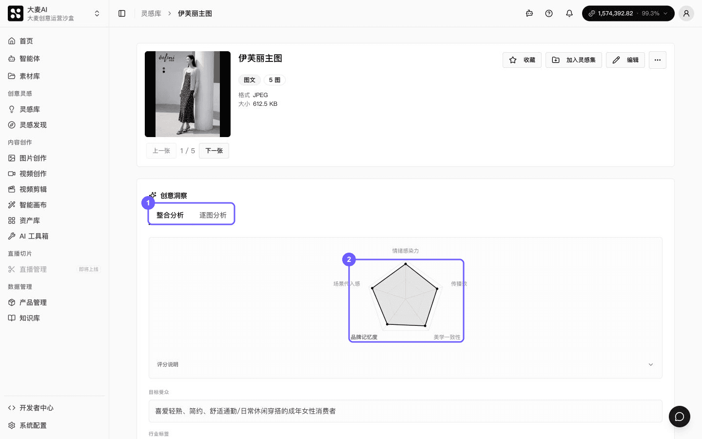 查看图文条目的整合分析